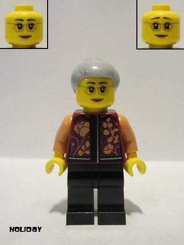 lego 2021 mini figurine hol220 Grandmother