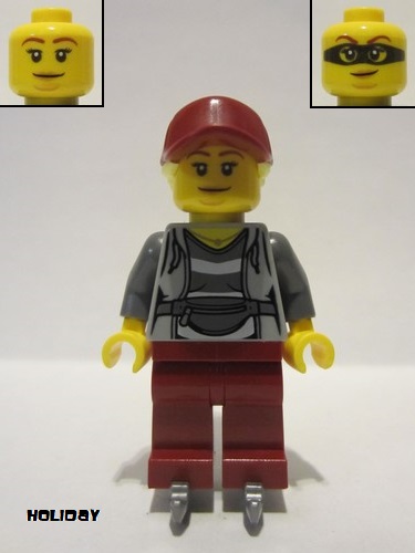 lego 2021 mini figurine hol250 Police - Crook Big Betty