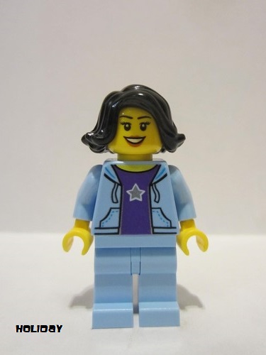 Lego Frau Shirt mit Streifen Sonnenbrille Strandgängerin Minifigur twn352 Neu 