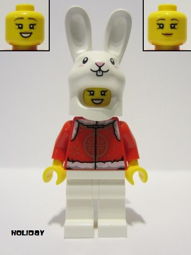 lego 2023 mini figurine hol310 Year of the Rabbit Girl  