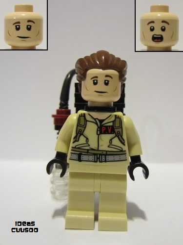 lego 2014 mini figurine gb002 Dr. Peter Venkman With Proton Pack (idea004) 