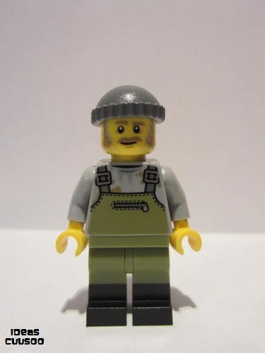 lego 2017 mini figurine idea031 Fisherman  