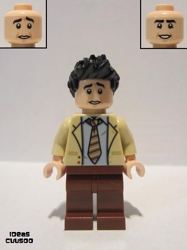 lego 2019 mini figurine idea056 Ross Geller