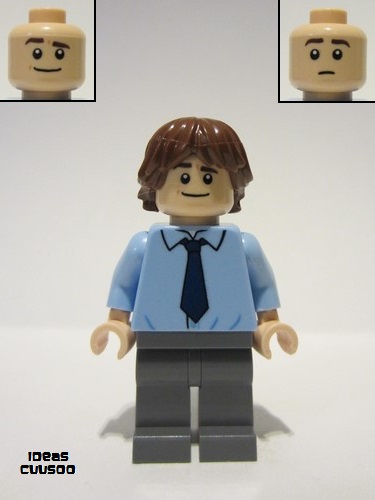 lego 2022 mini figurine idea112 Jim Halpert  