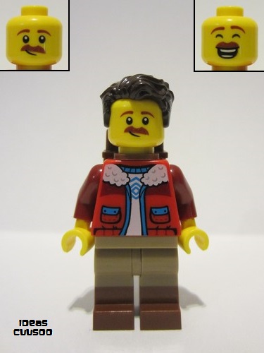 lego 2023 mini figurine idea147 Camper