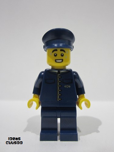 lego 2023 mini figurine idea175 Orient Express Conductor  