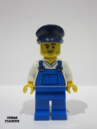 lego 2023 mini figurine idea178 Orient Express Train Driver  