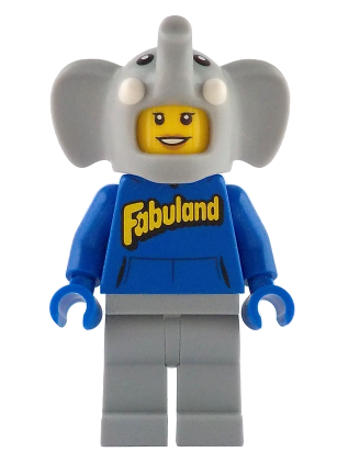lego 2025 mini figurine idea238 Elton Elephant Costume Girl