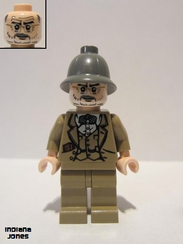 lego 2008 mini figurine iaj002 Henry Jones Sr.