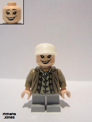 lego 2009 mini figurine iaj025 Short Round