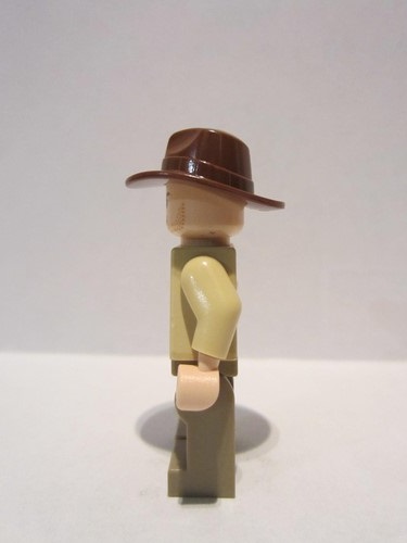 LEGO Indiana Jones with Open Shirt and Open Mouth Grin Minifigure