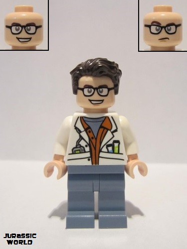 lego 2018 mini figurine jw041 Scientist  