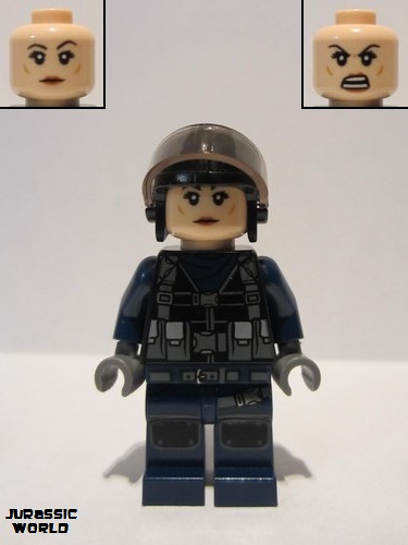 lego 2018 mini figurine jw042 Tracker Female, Aviator Cap 