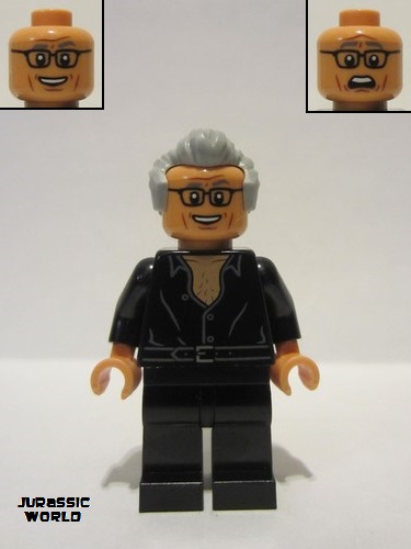 lego 2022 mini figurine jw085 Ian Malcolm Closed Shirt 