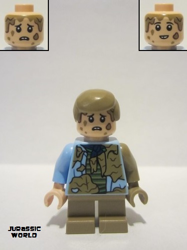 lego 2022 mini figurine jw099 Tim Murphy Mud Stains 