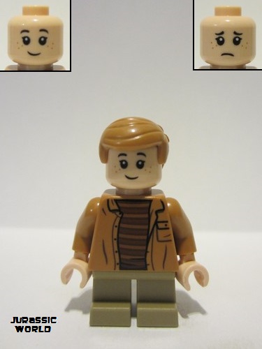 lego 2023 mini figurine jw113 Tim Murphy Medium Nougat Shirt 