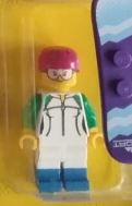 lego 2019 mini figurine bam0013 Snowboarder