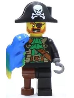 lego 2022 mini figurine bam0064 Pirate  