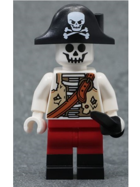 lego 2023 mini figurine bam0089 Skeleton Pirate  