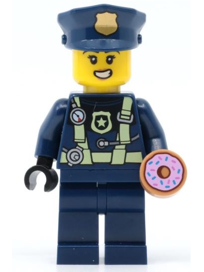 lego 2023 mini figurine bam0090 Policer Officer  