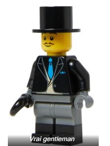 lego 2023 mini figurine bam0104 Gentleman  