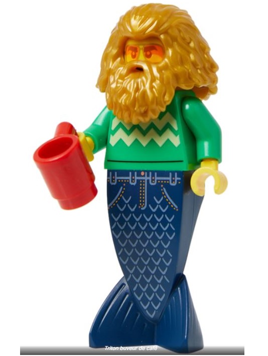 lego 2023 mini figurine bam0107 Merman  