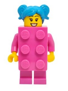 lego 2024 mini figurine bam0118 Brick Suit Girl