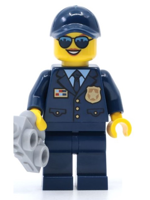 lego 2024 mini figurine bam0129 Policer Officer