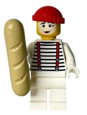lego 2024 mini figurine bam0135 Mime
