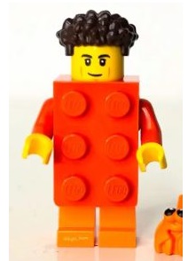 lego 2025 mini figurine bam0156 Brick Suit Guy  