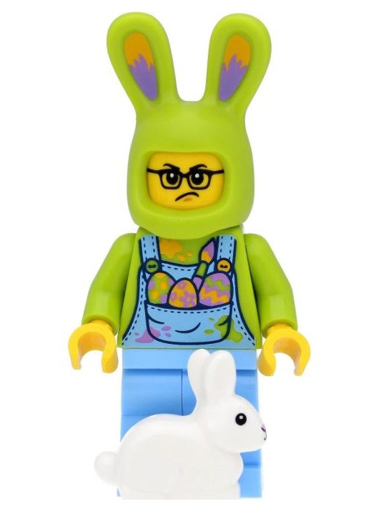 lego 2025 mini figurine bam0159 Easter Bunny Suit Guy  