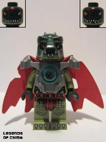 lego 2013 mini figurine loc044 Cragger Heavy Armor, Cape 