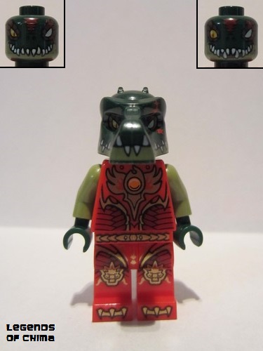 lego 2014 mini figurine loc103 Cragger Fire Chi 