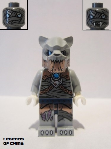 lego 2015 mini figurine loc125 Saber-Tooth Tiger Warrior 1