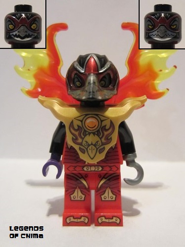 lego 2015 mini figurine loc135 Razar Armor Breastplate, Flame Wings 