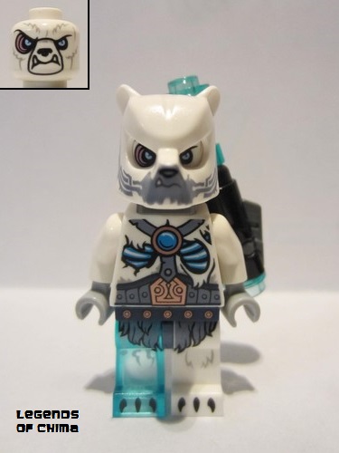 lego 2015 mini figurine loc154 Iceklaw Freeze Cannon Pack 