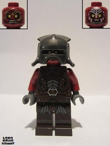 lego 2012 mini figurine lor007 Uruk-hai Helmet 