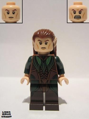 lego 2013 mini figurine lor080 Mirkwood Elf Dark Green Outfit 