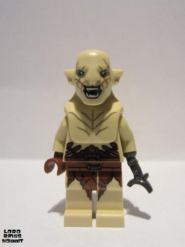 lego 2014 mini figurine lor109 Azog Wide Open Mouth 