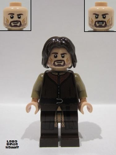 lego 2023 mini figurine lor129 Aragorn Dark Brown Legs 