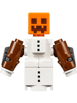 lego 2017 mini figurine min043 Snow Golem Head Post 