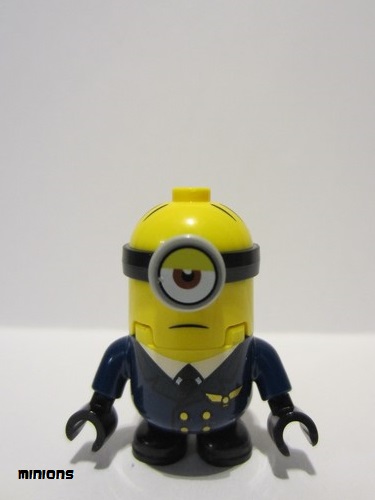 lego 2021 mini figurine mnn014 Minion Stuart Airplane Pilot 