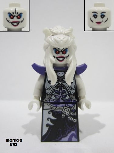 lego 2022 mini figurine mk078 White Bone Demon Glow In Dark White Bone 