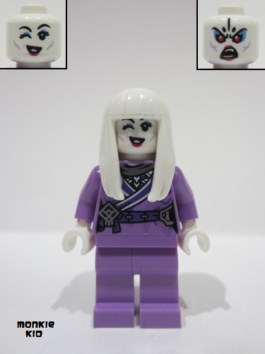 lego 2024 mini figurine mk135 White Bone Demon Medium Lavender Outfit 