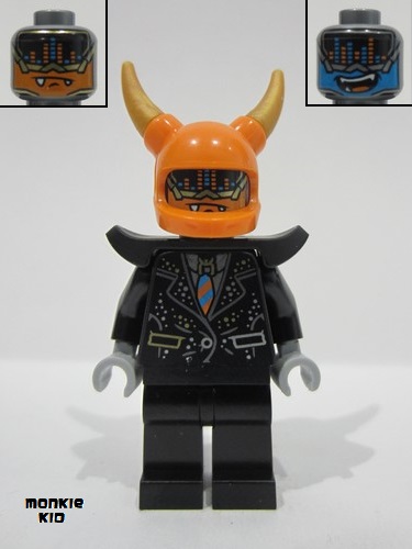 lego 2024 mini figurine mk143 Gold Horn Demon Helmet 