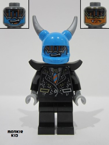 lego 2024 mini figurine mk144 Silver Horn Demon Helmet 