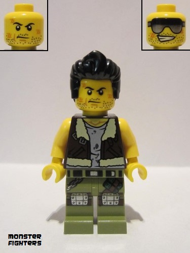 lego 2012 mini figurine mof015 Frank Rock  