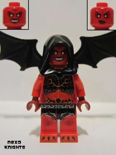 lego 2016 mini figurine nex030 Lavaria Wings 