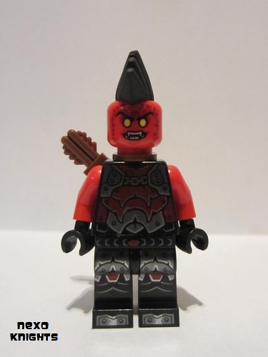 lego 2016 mini figurine nex052 Flame Thrower Lava Fighter 