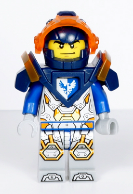 lego 2017 mini figurine nex117 Clay Dark Blue Armor 